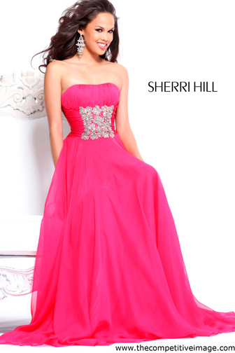 prom dress, sherri hill
