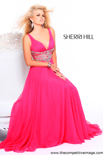prom dress, sherri hill