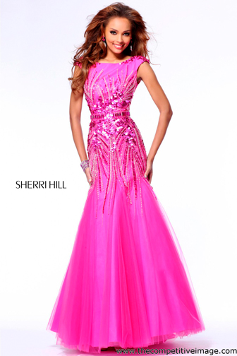 prom dress, sherri hill