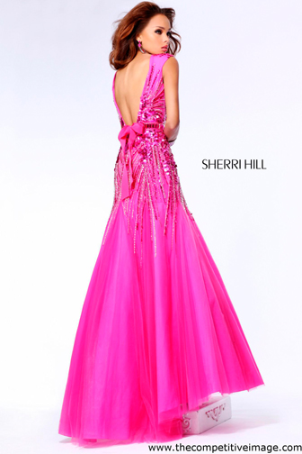 prom dress, sherri hill
