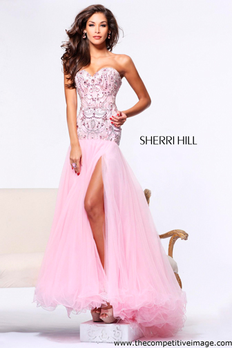 prom dress, sherri hill