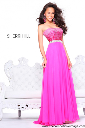 prom dress, sherri hill