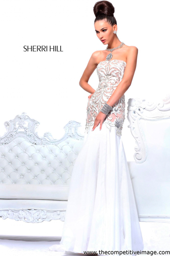 prom dress, sherri hill