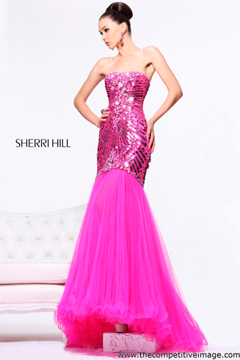 prom dress, sherri hill